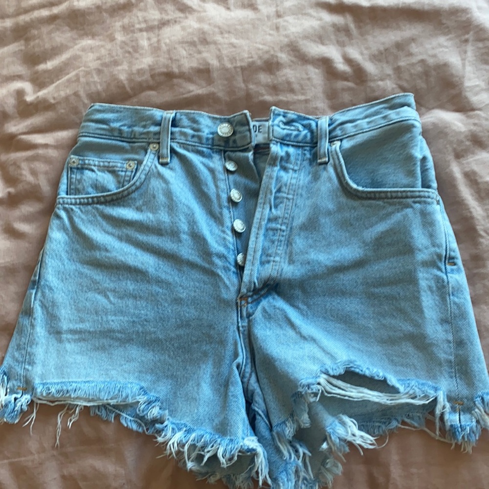 AGOLDE denim shorts
